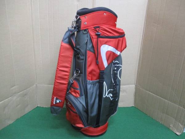 中古キャディバッグ★ルコック 赤×グレー