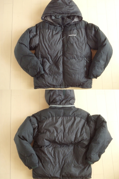 モンベル パーマフロスト ダウンパーカー ガンメタルXL ゴアウィンドストッパー