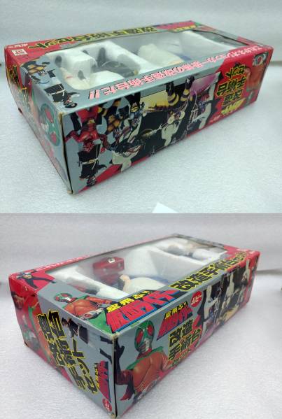 ポピー 空飛ぶ 仮面ライダー 改造手術台セット 当時物 ソフビ(スカイ