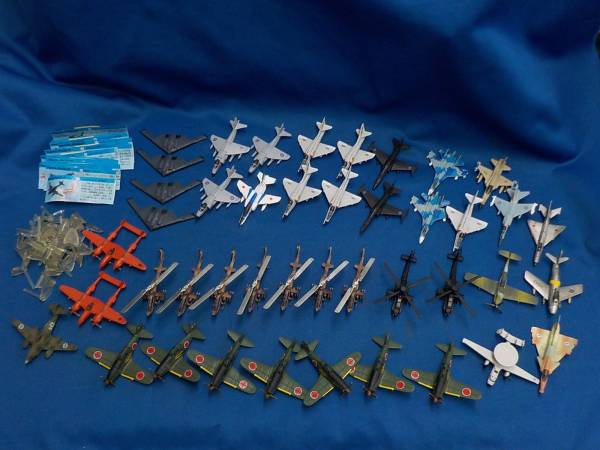 チョコエッグ 戦闘機シリーズ メッサーシュミット アパッチ シーコブラ ホークアイ 等 大量まとめ