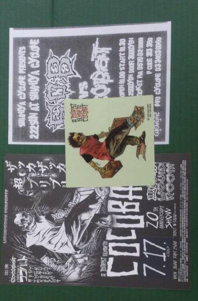 Cocobat ステッカー フライヤーset!! Pushead パスヘッド s.o.b
