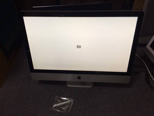 Apple iMac A1312 27ワイド大画面 Core i5-2.7GHz/4GB/HDD無し/DVDRW/Radeon HD 6770 ジャンク品