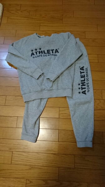 美品 アスレタ スウェット上下160