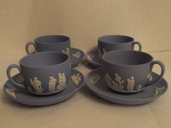 ウェッジウッド ジャスパー WEDGWOOD ティーカップ 4客｜Yahoo!フリマ 