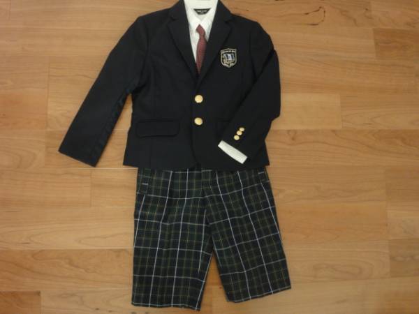 美品　コムサイズム フォーマルスーツセット 男の子　120　入学式