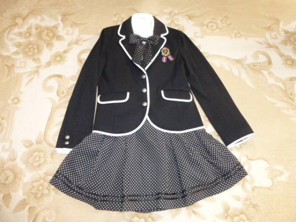 キッズ服(100cm~) クミキョクピュルテ キッズフォーマル3点セット 160