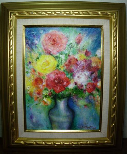 人気SALE 絵画 青山義雄 油彩4号 ROSE U16(静物画)｜売買されたオークション情報、yahooの商品情報をアーカイブ公開 - オークファン 静物画