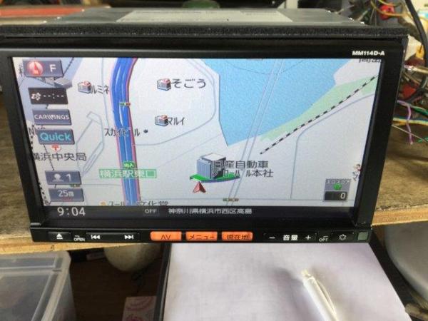 日産純正 メモリーナビ MM114D-A B8260-79924 CQ-XN04J0CJ フルセグ 地