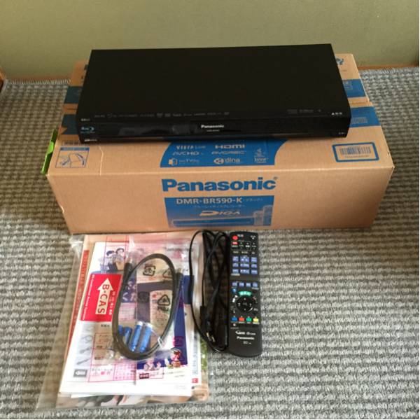 美品！パナソニック DMR-BR590-K ブルーレイレコーダー ヨドバシ.com