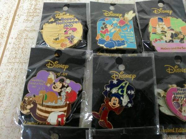 【限定版/リミテッド】ディズニーピンバッジ/ミッキー フィガロ バレンタイン等 10点セット H9K6 東京ディズニーシー バレンタインナイト 2017 缶バッジ ミッキー