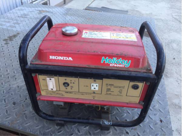 HONDA Holiday EP600H 本田技研工業 中古 発電機 Honda Holiday EP600H