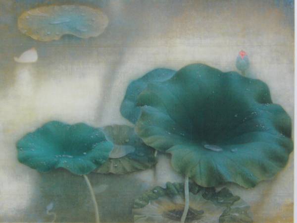 油彩 油絵 【杉山青樹路 】 「横浜本牧 三溪園」 「美術年鑑」掲載作家
