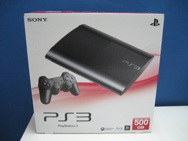 ★【ジャンク】PlayStation 3 500GB チャコール・ブラック (CECH-4000C) PS3 SONY　本体