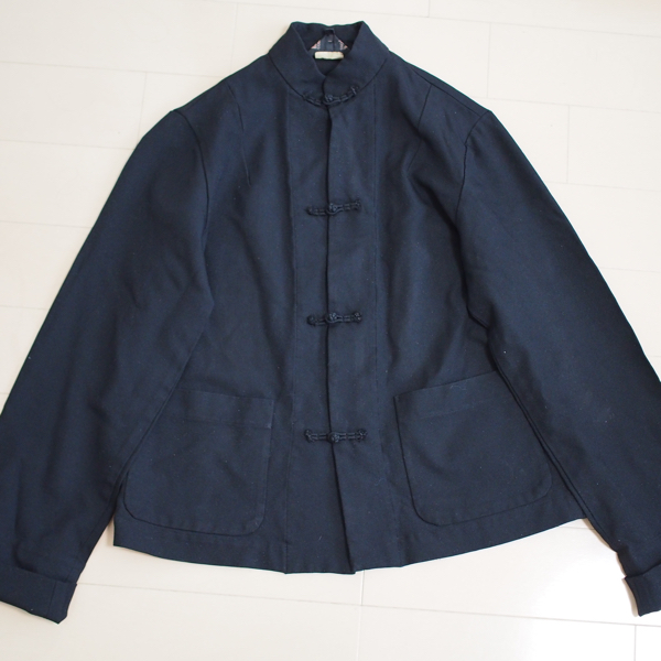 コムデギャルソン/チャイナジャケット/ポリ縮絨