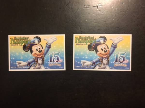 ☆ディズニーランドorディズニーシー株主用パスポート2枚セット（有効期限2017.06.30）☆送料無料（レターパックライト）_1