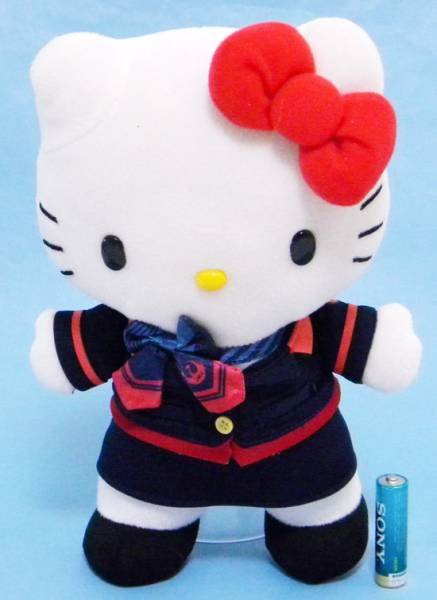 ◇ JAL CA キティちゃん ぬいぐるみ ♪ 日本航空 キャビンアテンダント