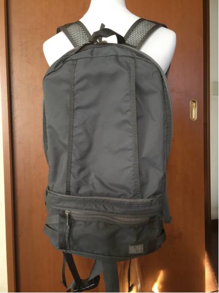 ★即決 ポーター 2way リュックサック 兼 ウエストバッグ グレー 送料400円 比較的綺麗