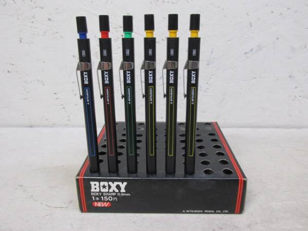 MITSUBISHI 三菱 シャープ BOXY 0.5mm 6本 ビンテージ新品