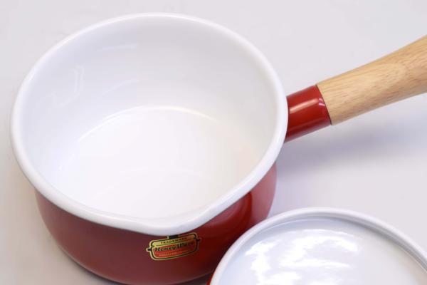 Q806/新品　富士ホーロー ミルクパン15㎝・ソースパン16㎝・天ぷら鍋24㎝　3点セット