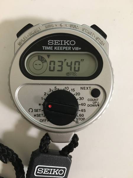セイコー SEIKO ストップウオッチ タイムキーパービブ 美品】セイコー