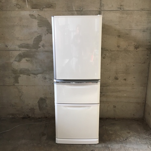 三菱 MITSUBISHI/三菱 3ドアノンフロン冷凍冷蔵庫 MR-C34T-W 2012年製