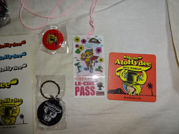■ラルクアンシエル HAWAII ハワイ アンシエル グッズ AloHydee Tシャツ キーホルダー バッグ ステッカー バンダナ マグネット シュシュ 他