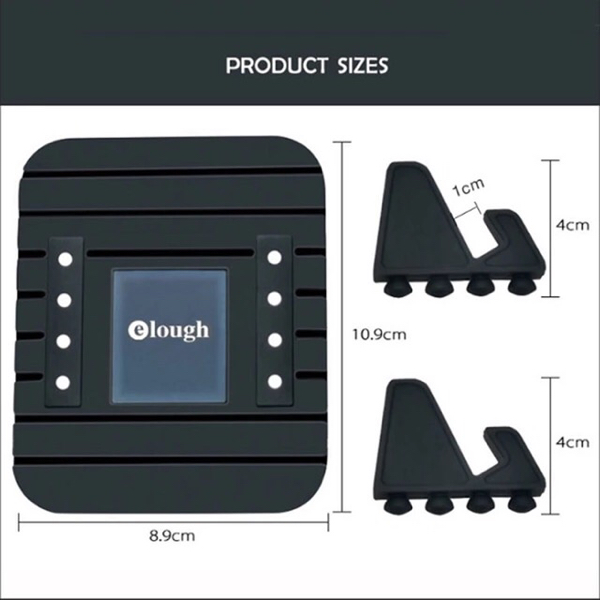車ホルダーソフトシリコンアンチスリップマット、iphone など薄型スマホ用自動車電話ホルダー_3