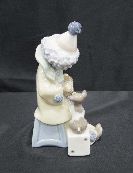 美品 LLADRO リヤドロ 5279 ≪ アコーディオンを持つピエロ ≫ y24