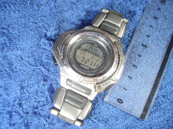クォーツ腕時計⁄デジタル⁄PRT-1400⁄PRO - TREK Yahoo!オークション 