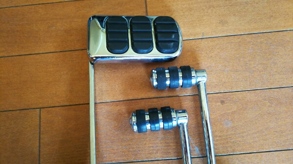ハーレー ツーリング クリアキン シフトペグ ブレーキペダルパッド