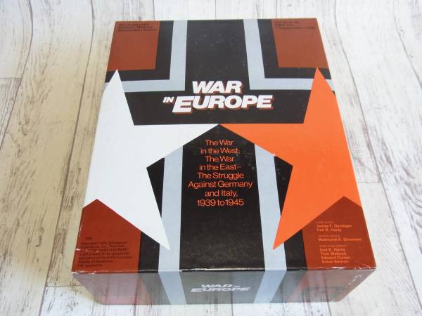 ★未使用 SPI社 ウォーゲーム 第二次欧州大戦★