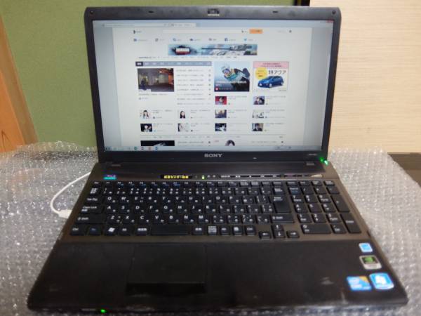 高性能Core i7高速SSD☆ソニー大画面ノートパソコン☆Windows7+地デジ