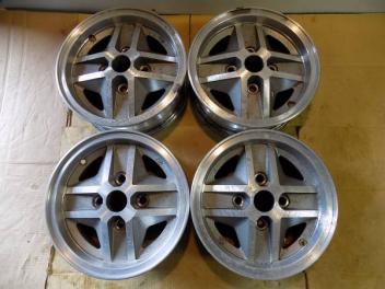 ASAHI/MITSUBISHI AC 6-4S 13×5JJ OFF+18 PCD114.3-4H ハブ径57 4本セット