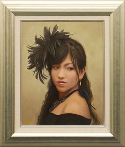 油彩 三村稔画伯(白日会会員)人物画 (グスコーブドリ)サイン入りP8サイズ 白日会のYahoo!オークション(旧ヤフオク!)の相場・価格を見る｜Yahoo