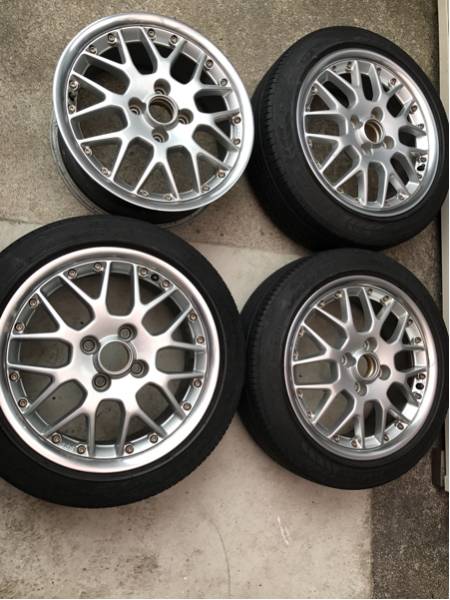 売切 BBS RX 6j+45 165/55-15 ガリ傷ないです。(ラジアルタイヤ)｜売買 
