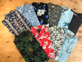 USA古着卸美品 ハワイアン アロハシャツ M10枚 セット まとめ売り 柄シャツ 花柄 シルク 綿 レーヨン シンプル 派手目 ブランド 卸売り