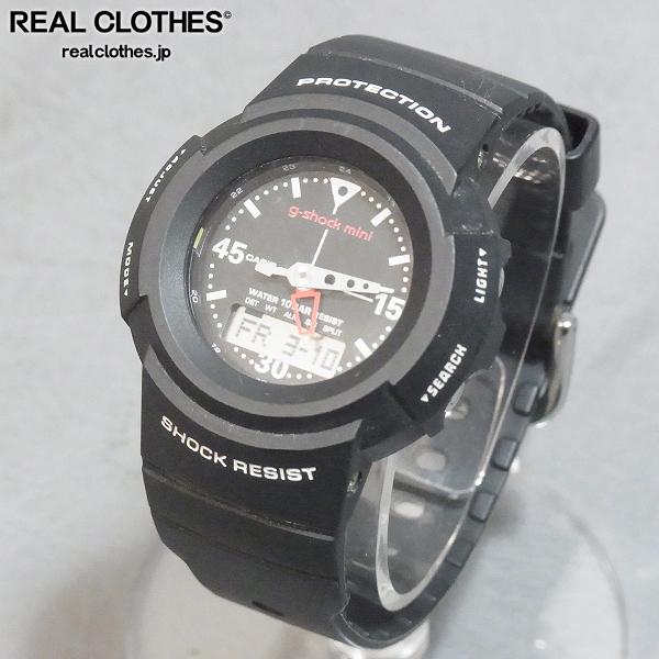 ★G-SHOCK/Gショック mini/ミニ 限定 デジアナ 腕時計 ブラック/GMN-500-1BJR
