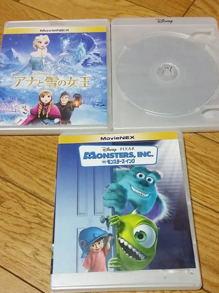 アナと雪の女王・マレフィセント・モンスターズインク３セット ブルーレイ+DVD　Blu-ray