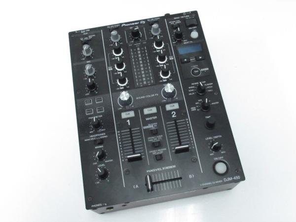 40298★美品 Pioneer/パイオニア DJミキサー DJM-450/元箱 取説/動作品