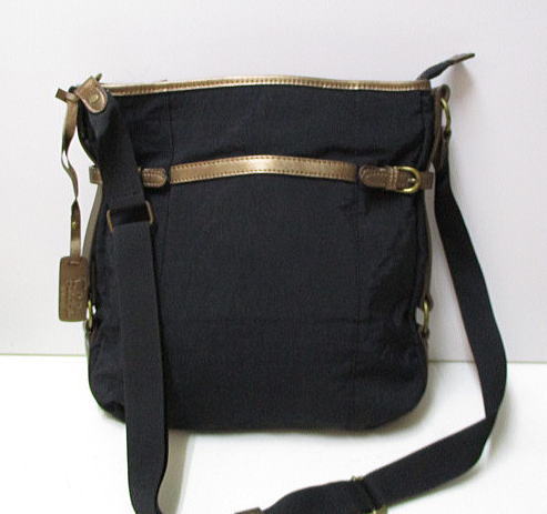 斜めがけにも* Falchi newyork　ファルチ　黒 バッグ