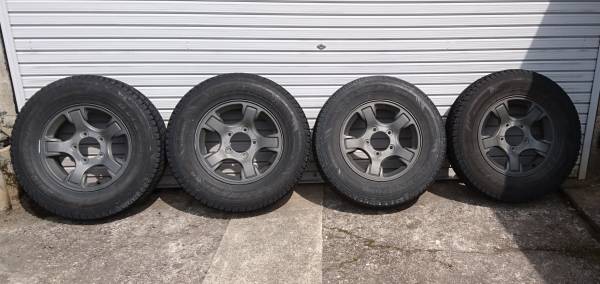 ★ブリジストン ブリザック 215/80R16　ジムニー純正アルミセット★クロカン JB　SJ　JA