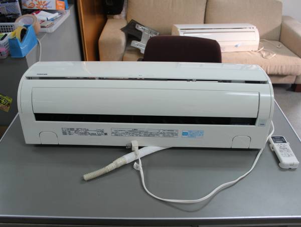 【美品】東芝 TOSHIBA 10畳エアコン RAS-281UD 2010年製 100V 室内外機通電確認済