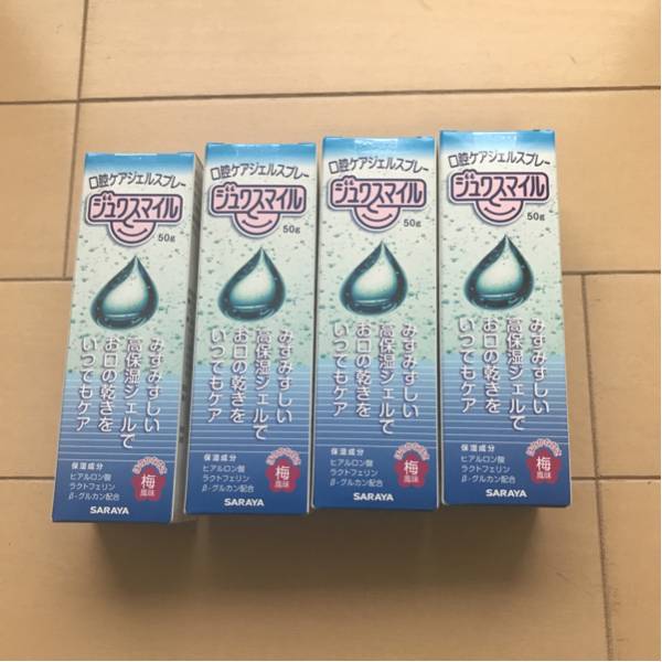 ジュワスマイル 口腔ケアジェルスプレー 50ｇ×4本_1