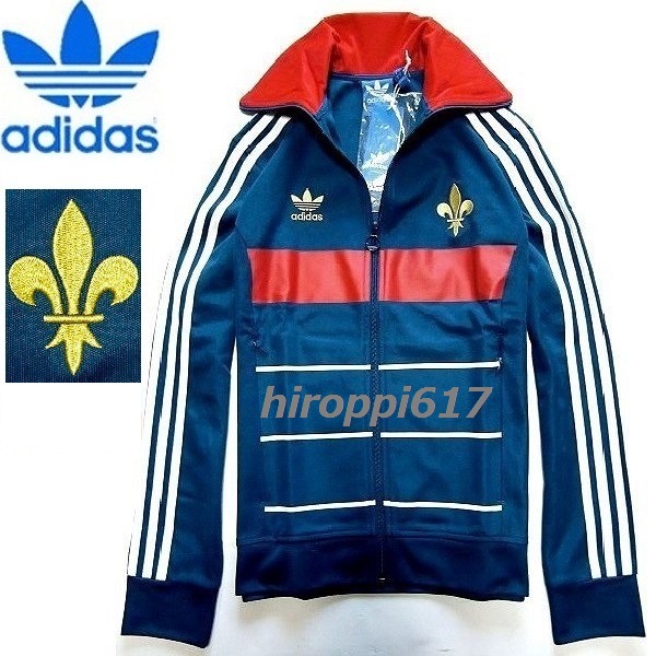 20日まで最終値下げサマーセール originals フランス代表 新品☆adidas Originals☆W杯 ワールドカップ限定 復刻☆デカ襟☆フランス