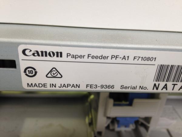 CANON LBP8730i/8720等用 550枚ペーパーフィーダ PF-A1 動作OK ,CANON