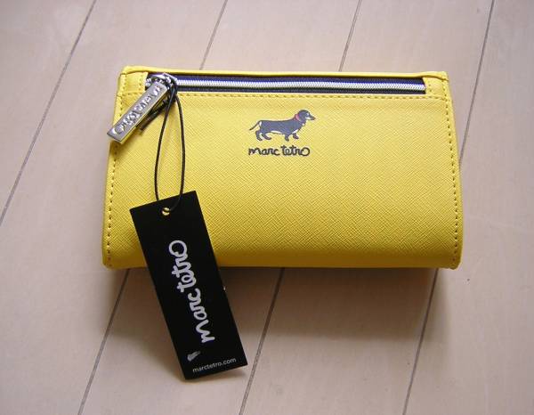 新規　marc tetro マークテトロ　長財布　箱付 ☆新品☆マークテトロ☆marctetro☆ダックスフンド☆長財布☆イエロー