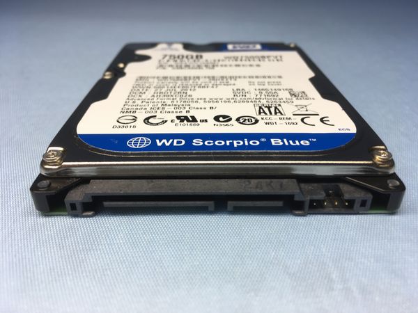 中古】 Western Digital 2.5インチ内蔵HDD 750GB SATA6.0Gb/s 5400rpm