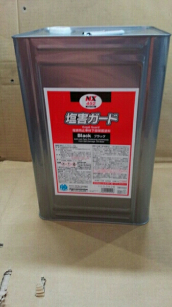 ★イチネンケミカルズ　塩害ガード　油性ブラック15kg！