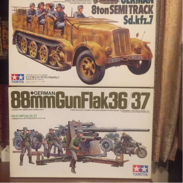 タミヤ 1/35 MM17 88㎜砲Flak36/37＋MM148 8トンハーフトラック＋ 