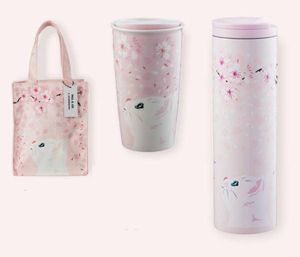 台湾 スターバックス ポール&ジョー Paul & Joe 桜と猫柄グッズ3点セット